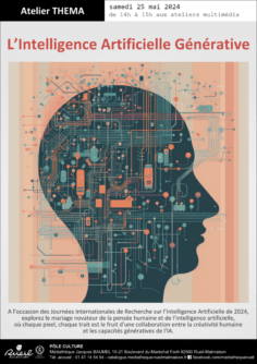 L’Intelligence Artificielle Générative (reporté au 25 mai)