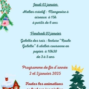 Galette des rois : lecture et atelier couronne en papier