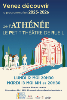 PRESENTATION DE LA SAISON 2025/2026 DE L'ATHENEE - LE PETIT THEATRE DE RUEIL