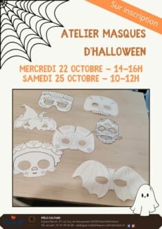 Atelier créatif : masques d'Halloween