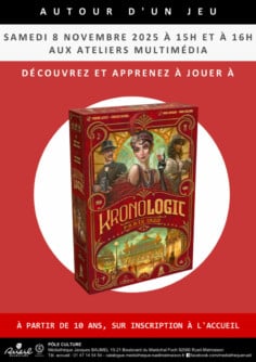 Autour d'un jeu : découvrez et apprenez à jouer à Kronologic Paris 1920