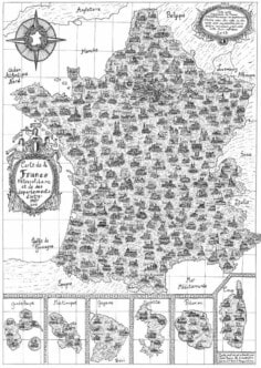 Voyage en cartographie, dessins de Pablo Raison