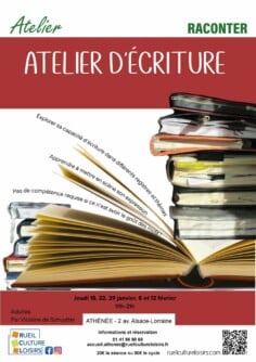 ATELIER D&rsquo;ÉCRITURE