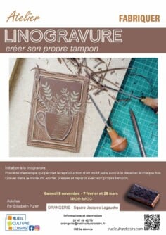 LINOGRAVURE : CRÉER SON PROPRE TAMPON