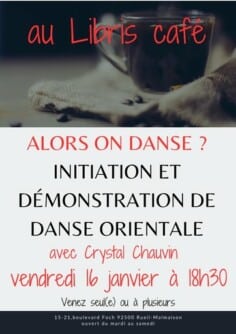 After relax : alors on danse ! initiation et démonstration de danse orientale, avec Crystal Chauvin