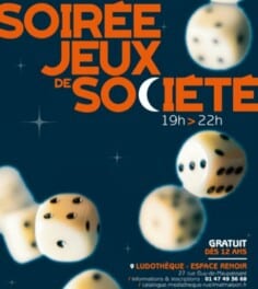 Soirée jeux de société