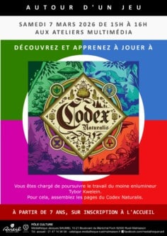 Autour d&rsquo;un jeu : découvrez et apprenez à jouer à Codex Naturalis