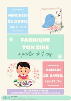 Atelier créatif : Fabrication de zine