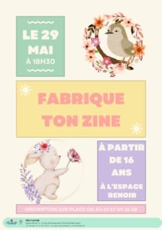 Atelier créatif : Fabrication de zine