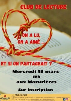 « On a lu, on a aimé » soirée coups de coeur avec les bibliothécaires