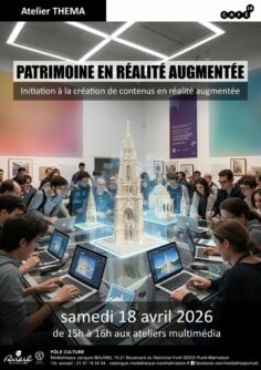 Atelier Théma – Café IA : Patrimoine en réalité augmentée, initiation à la création de contenus en réalité augmentée