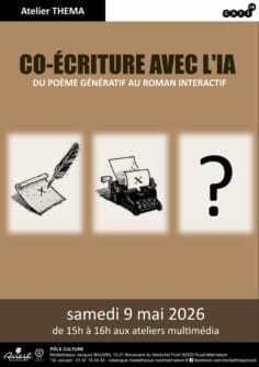 Atelier Théma – Café IA : Co-éccriture avec l&rsquo;IA