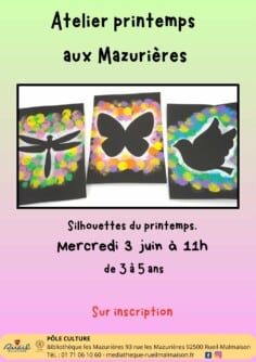 Atelier de printemps aux Mazurières