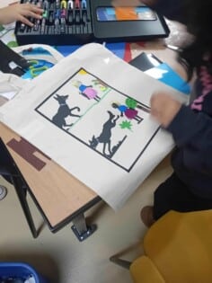Les artistes et moi Un tote bag personnalisé