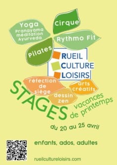 STAGES VACANCES SCOLAIRES – PRINTEMPS 2026