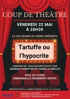 Tartuffe ou l&rsquo;hypocrite, par la compagnie Grains de Scène