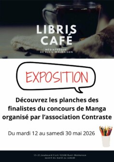 Concours manga : exposition des planches des finalistes
