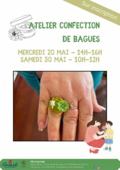Atelier créatif : confection d&rsquo;une bague