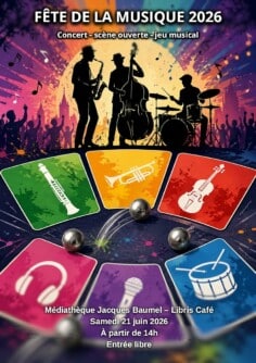 Fête de la Musique : jeu musical, scène ouverte et concert