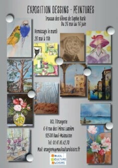 EXPOSITION DESSINS-PEINTURES