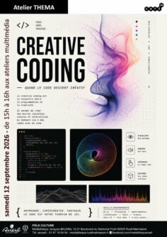 Atelier théma – Café IA : Creative coding, quand le code devient créatif