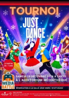 Média Battle : tournoi « Just dance » (à partir de 7 ans)