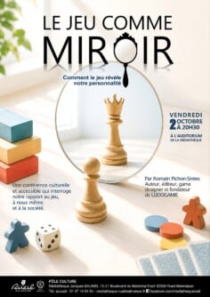 Conférence « Le jeu comme miroir : comment le jeu révèle notre personnalité », par Romain Pichon-Sintes, auteur, éditeur , game-designer et fondateur de Ludogamie